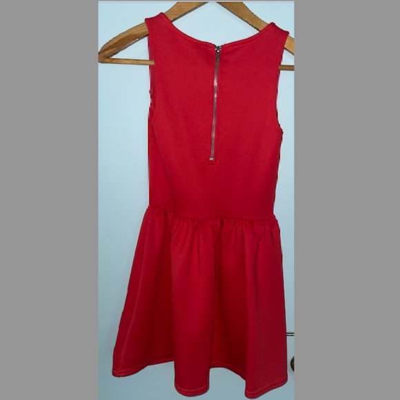 Mini Red Dress - Picture 2 of 6